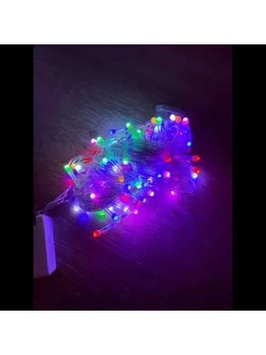 Beruflic 10M 100 LED Damla Uçlu Rgb Işık Şeffaf Kablo