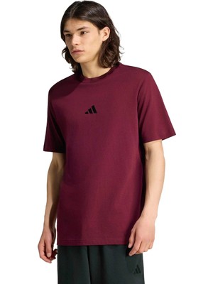 Adidas Kısa Kol T-Shirt Erkek Kırmızı M Sl Sj T