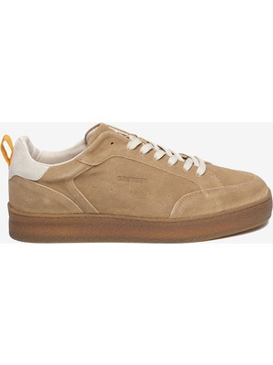 Greyder Erkek Vizon Hakiki Deri Sneaker Ayakkabı 5Y1SA18520