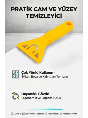 Primeaks Cam Kazıma Aparatı – Cam Temizleme ve Kazıma Aparatı