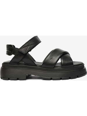 Greyder Kadın Siyah Hakiki Deri Sandalet 4Y2TS59040