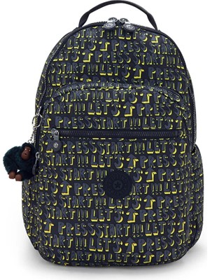 Kipling Kıplıng Seoul Lap Büyük Boy Okul Sırt Çantası