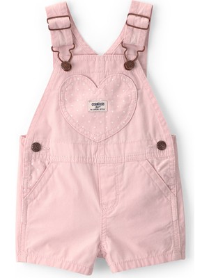 Oshkosh Kız Bebek Salopet Şort 6 Ay-24 Ay Pembe