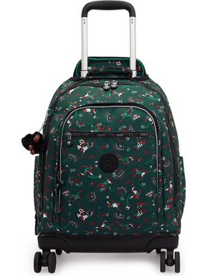 Kipling Kıplıng New Zea Büyük Boy Tekerlekli Okul Çantası