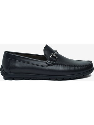 Greyder Erkek Siyah Hakiki Deri Loafer Ayakkabı 6Y1UA64786