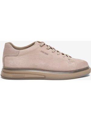 Greyder Erkek Vizon Hakiki Deri Sneaker Ayakkabı 6Y1UA64650