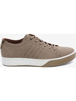 Greyder Erkek Vizon Hakiki Deri Sneaker Ayakkabı 6Y1SA13292