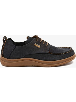 Greyder Erkek Lacivert Hakiki Deri Casual Ayakkabı 6Y1UA64680