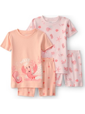 Carter's Küçük Kız Çocuk Pijama Set 2 Yaş-5 Yaş Çok Renkli
