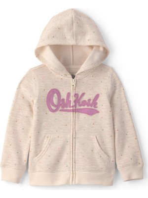 Oshkosh Küçük Kız Çocuk Sweatshirt 2 Yaş-5 Yaş Ekru