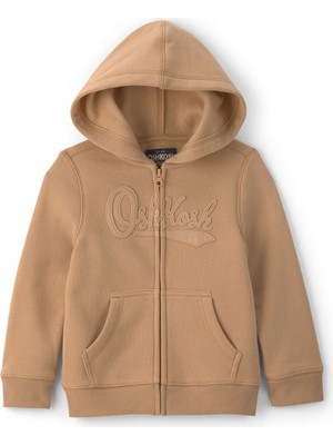 Oshkosh Küçük Erkek Çocuk Sweatshirt 2 Yaş-5 Yaş Kahverengi