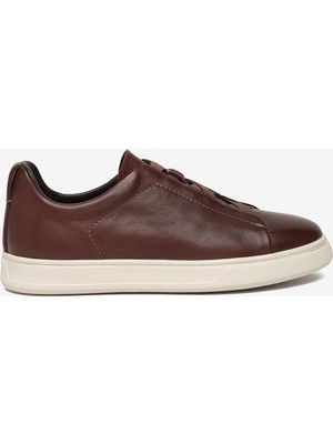 Greyder Erkek Kahverengi Hakiki Deri Sneaker Ayakkabı 6Y1SA18952