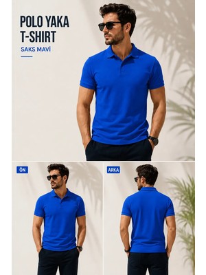 Atex Polo Yaka Cepli Erkek T-Shirt
