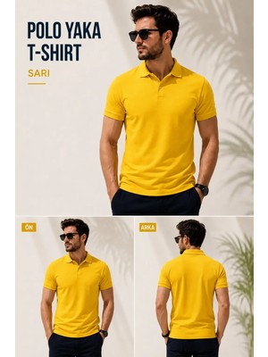 Atex Polo Yaka Cepsiz Erkek T-Shirt