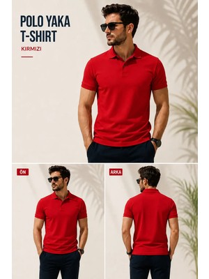 Atex Polo Yaka Cepli Erkek T-Shirt