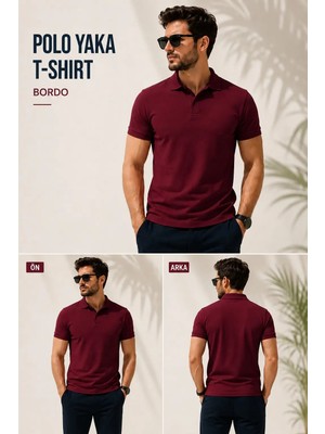 Atex Polo Yaka Cepsiz Erkek T-Shirt