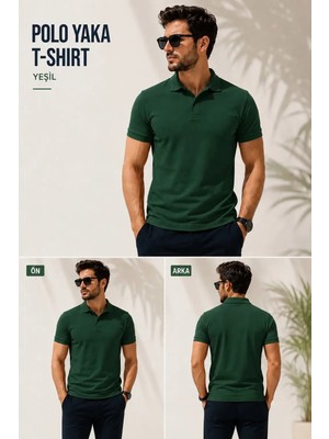 Atex Polo Yaka Cepli Erkek T-Shirt