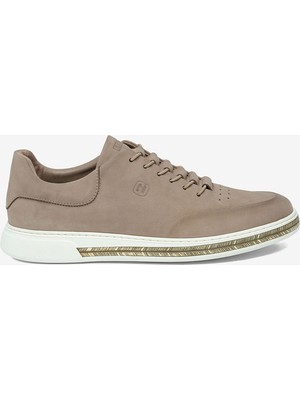 Greyder Erkek Vizon Nubuk Hakiki Deri Casual Ayakkabı 6Y1UA64811