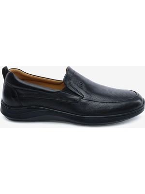 Greyder Erkek Siyah Hakiki Deri Comfort Ayakkabı 6Y1FA64674