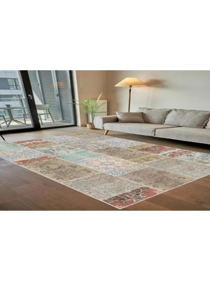 Vivense Dijital Baskı Yıkanabilir Halı, LNA0036 160X230 cm