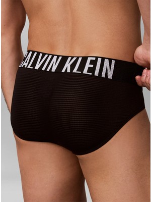 Calvin Klein Erkek Siyah Calvin Klein Hıp Brıef 3pk, Ub1 Siyah Erkek 3'lü Slip