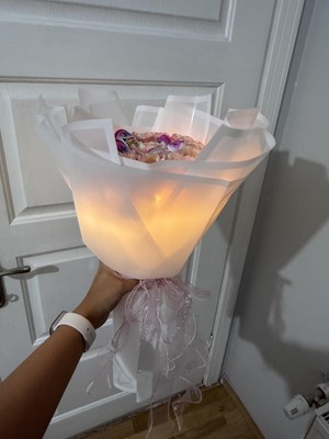 Lady Flowers Kinder Joy’lu Solmayan Gül Buketi