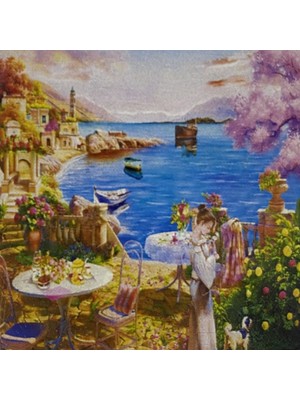 Elegantshop 5d Yapışan Boncuk Mozaik Tablo 40*50 cm S3