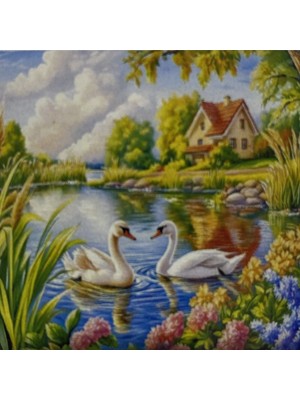 Elegantshop 5d Yapışan Boncuk Mozaik Tablo 40*50 cm S5