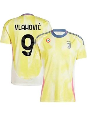 Gladsome Juventuss 2024/25 Yeni Sezon Dusan Vlahovic Deplasman Forması (Sarı)