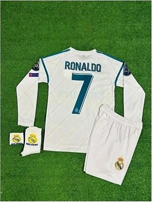 Gladsome Relamadrid 2018 C.ronaldo Çocuk Uzun Kol Çocuk Forması