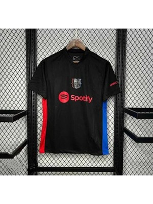Gladsome Barcelona 2024-25 Yeni Sezonu Raphinha Yetişkin Deplasman Forması (Black)