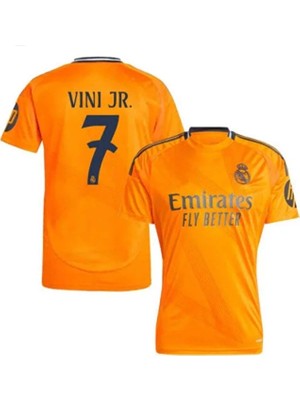 Gladsome Real Madrid 2024-25 Yeni Sezonu Vini Jr. Deplasman Yetişkin Forması