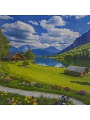 Elegantshop 5d Yapışan Boncuk Mozaik Tablo 40*50 cm S13