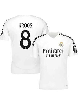 Gladsome Real Madrid 2024-25 Yeni Sezonu Toni Kroos Yetişkin Iç Saha Forması