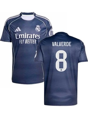 Gladsome Real Madrid 2025/26 Yeni Sezon Valverde Deplasman Forması (New)