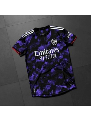 Gladsome Arsenal 2023-24 Sezonu Isimsiz Özel Konsept Forması (Mor)