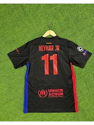 Gladsome Barcelona Yeni Sezon Neymar Jr. Yetişkin Forması (Black)