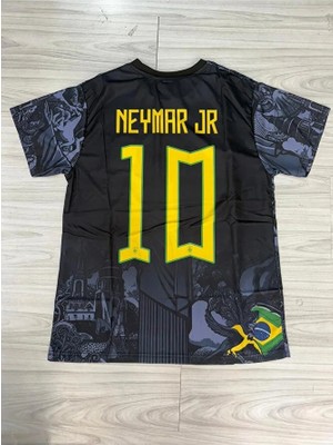 Gladsome Brezilya Neymar Jr Özel Konsept Forması (Gri)