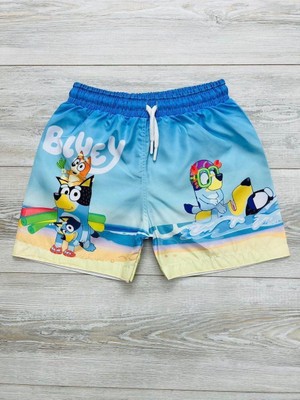 Neat Kids Erkek Çocuk Bluey Deniz Şortu Mayo