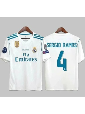 Gladsome 2018 Kiev Şampiyonlar Ligi Finali Sergio Ramos Forması (Kısa Kol)