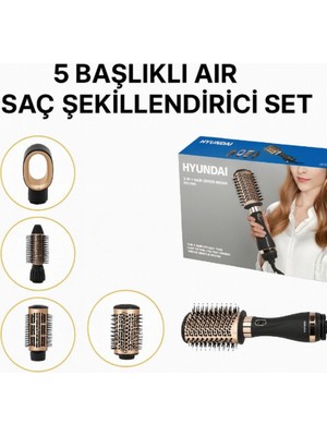 L'ombre 5 Başlıklı Air Saç Şekillendirici Set