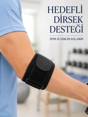 Skygo Sporcu Dirsek Bandı Tenisçi Golfçü Dirseği İçin Epikondilit Bandajı
