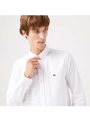Lacoste Oxford Slim Fit Erkek Gömlek