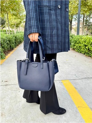 Just Polo Lüks Tasarım 3 Bölmeli Yumuşak Deri Lüks ve Şık Dokunuş El & Omuz Çantası Shoulder Bag