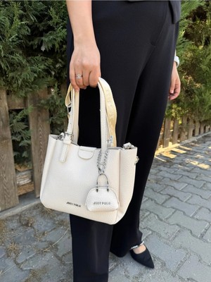 Just Polo Kadın Yeni Sezon 3 Bölmeli Yumuşak Deri Lüks ve Şık Dokunuş El & Omuz Çantası Shoulder Bag