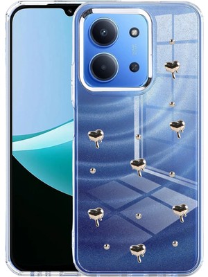 Muratech Newface Xiaomi Redmi 15C 4g Fiyonk Desenli Kapak - Desen 1