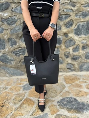 Just Polo Kadın Yeni Sezon Yumuşak Deri Lüks El Çantası Shopper
