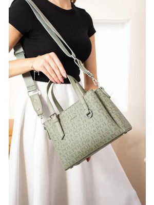 Just Polo Kadın Orijinal Ayarlanabilir Askılı Şık El ve Omuz Çantası Shopper Ebat : 18 x 25 cm