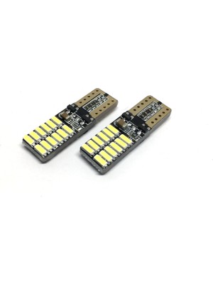 ALK T10 LED Ampul 24 Ledli Canbuslı Park Ampulü Beyaz 2'li
