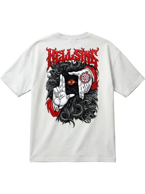 BarsDepo Hellsing Baskılı Unisex Oversize T-Shirt